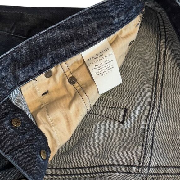 Rag & bone Fit 2 Slim Leg Raw Denim Jeans 31 - Picture 5 of 9
